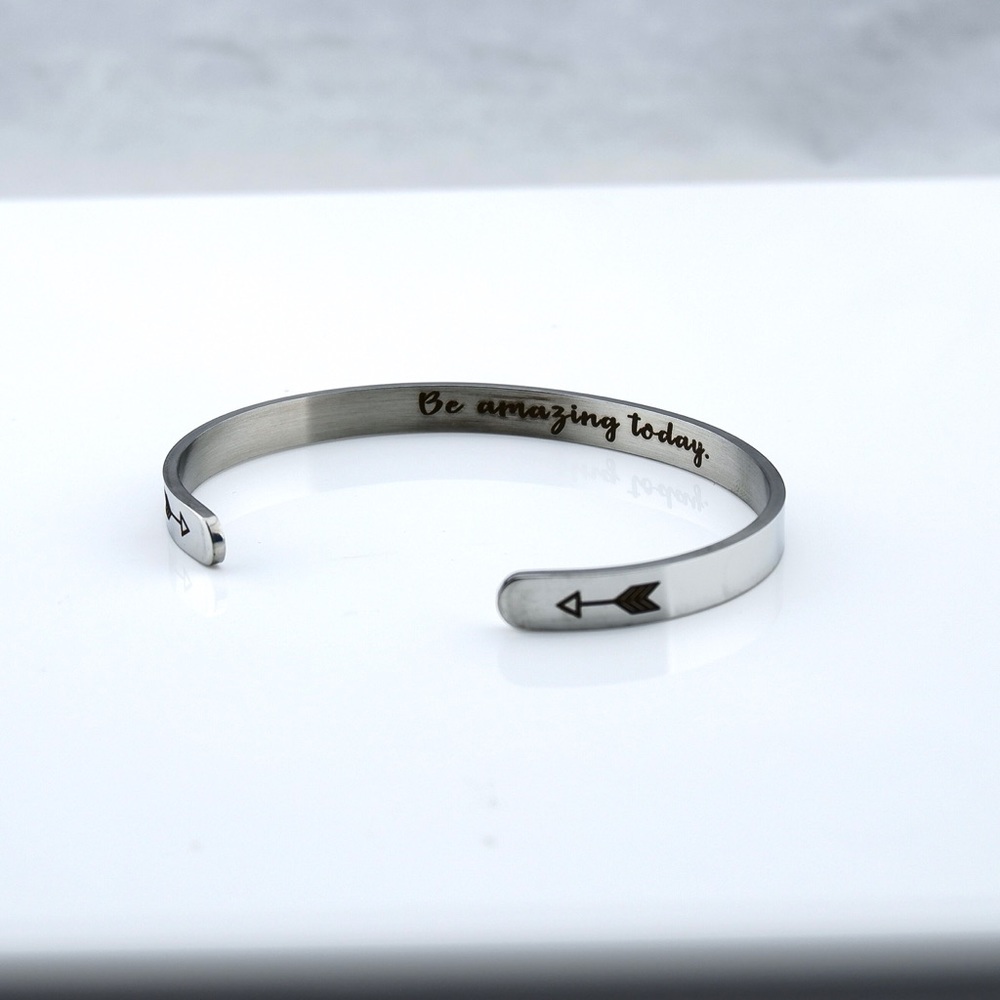 “Be Amazing Today” Inspirational Bracelet